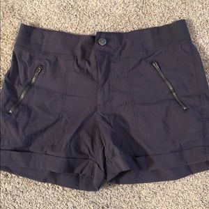 Grey/Grey Blue Khaki Shorts, Size S, ~5 in. Inseam